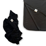 Sauna- und Turban-Handtuch Set aus Bio-Bambus | Schwarz