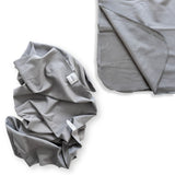 Bio Baumwolle T-Shirt-Handtuch | Hellgrau