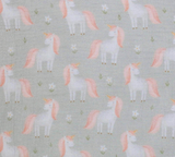 Scrunchie aus Musselin | für Kids | Einhorn