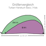 Bio Bambus Turban-Handtuch | für Kids und kleine Köpfe | Sea Pine