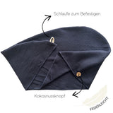 Baumwolle Turban-Handtuch | CANDY COTTON | Marine