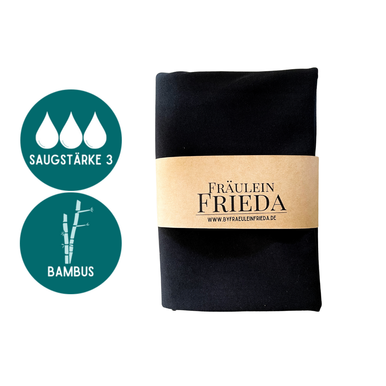 🌱 Bio-Bambus Turban-Handtuch für die Curly Hair Methode – Fräulein Frieda