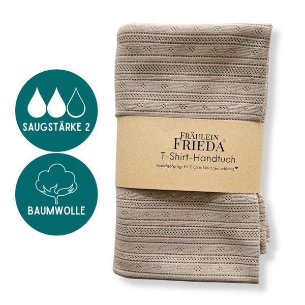Baumwolle T-Shirt-Handtuch CANDY COTTON | Hafer
