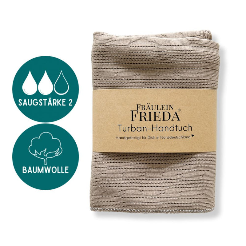Baumwolle Turban-Handtuch | CANDY COTTON | Hafer