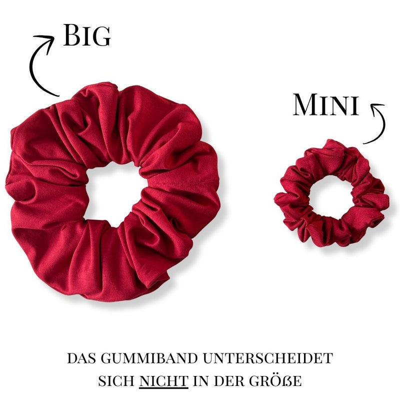 Christmas Scrunchie aus Bio Bambus | Mini + Big