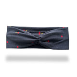 Haarband mit Raffung | Cherry Hearts