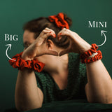 Christmas Scrunchie aus Bio Bambus | Mini + Big