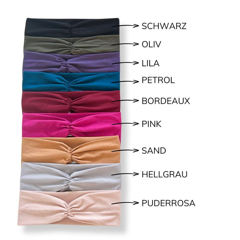 Haarband mit Raffung | Bio Bambus