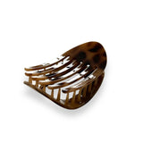 Haarspange flach | Havanna