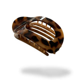 Haarspange flach | Havanna