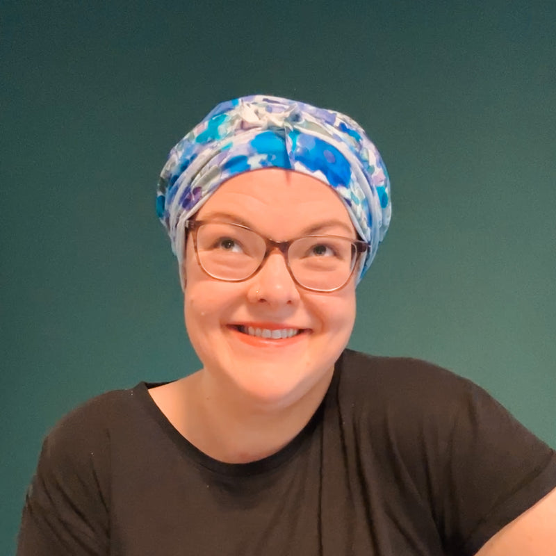 Lockenloop® 2.0 | Haarschutz für die Nacht zum selber binden | Oceanflower