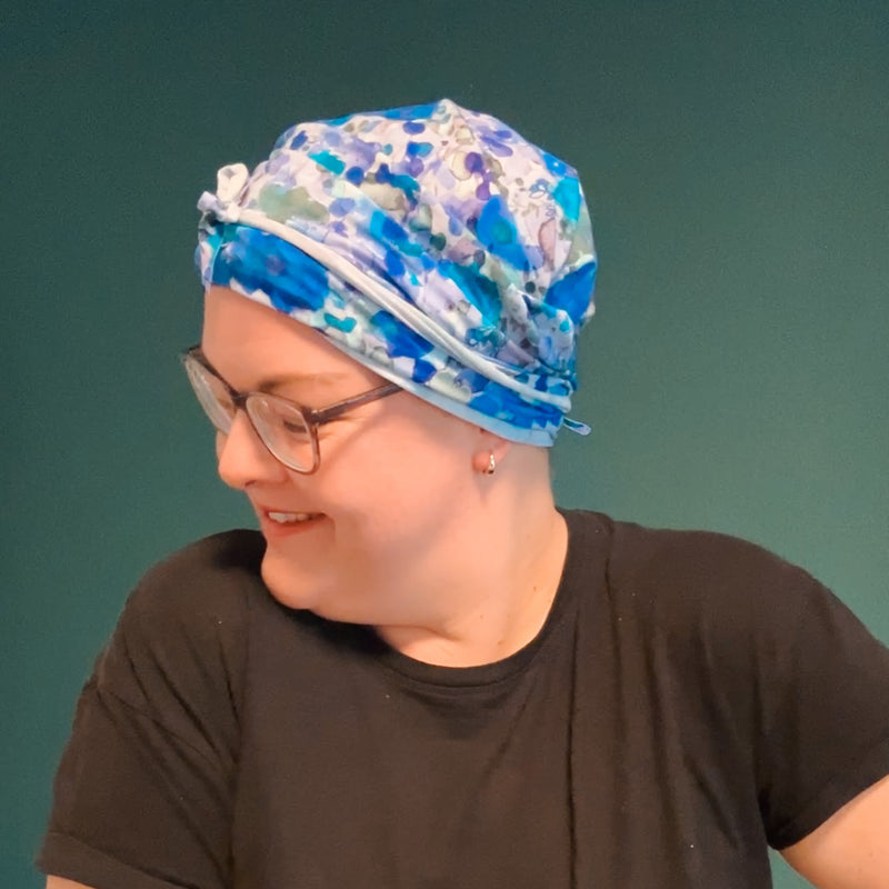 Lockenloop® 2.0 | Haarschutz für die Nacht zum selber binden | Oceanflower