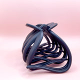 Haarspange XL Waves | Schwarz
