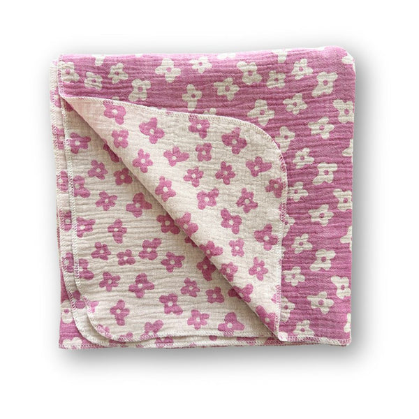 XXL Musselintuch | Wendetuch | Rosa
