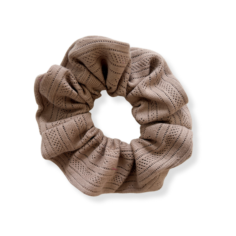 Scrunchie | CANDY COTTON | Nussbraun