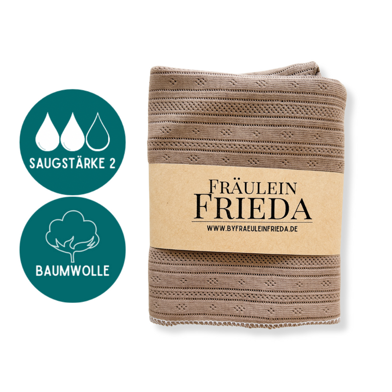 Baumwolle Turban-Handtuch | CANDY COTTON | Nussbraun