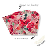 T-Shirt- und Turban-Handtuch Set aus Baumwolle | Blütenrausch