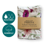 Baumwolle Turban-Handtuch mit Kokosnussknopf | Garden of Flowers