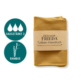 Bio Bambus Turban-Handtuch | für Kids und kleine Köpfe | Narzisse