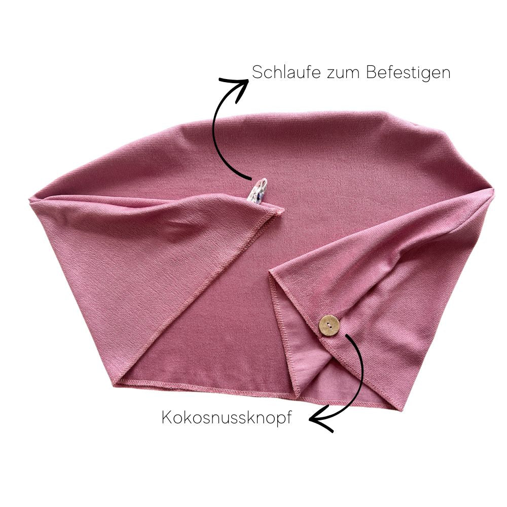 🌱 Bio-Bambus Turban-Handtuch für die Curly Hair Methode – Fräulein Frieda