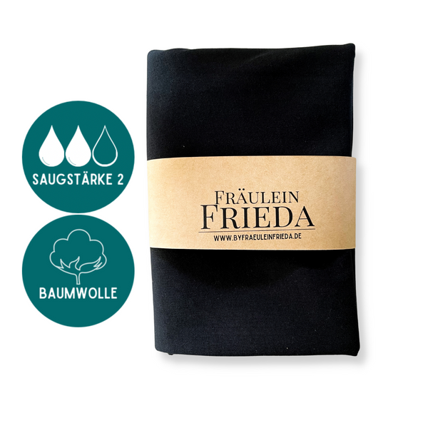 Bio Baumwolle T-Shirt-Handtuch | Schwarz